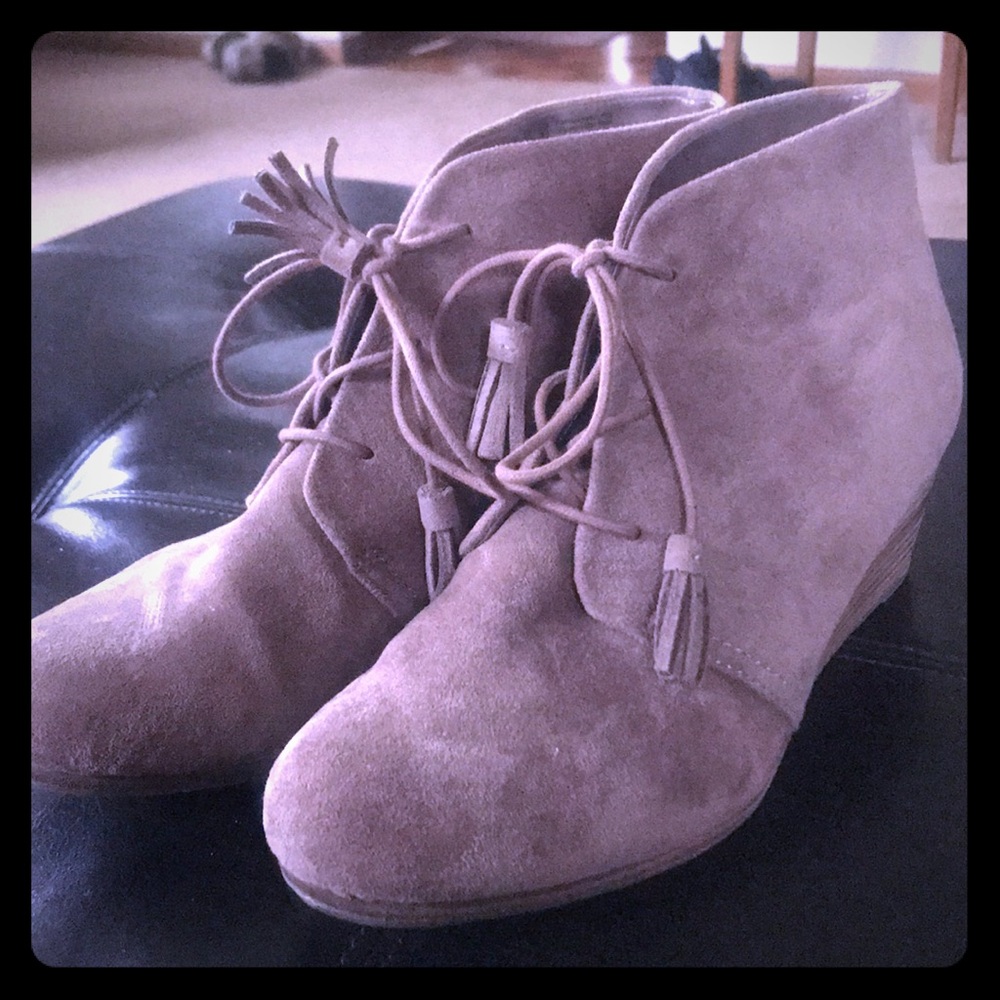 Wedge booties